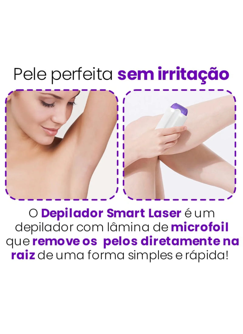 Depilador Indolor 2 em 1 LaserFlex